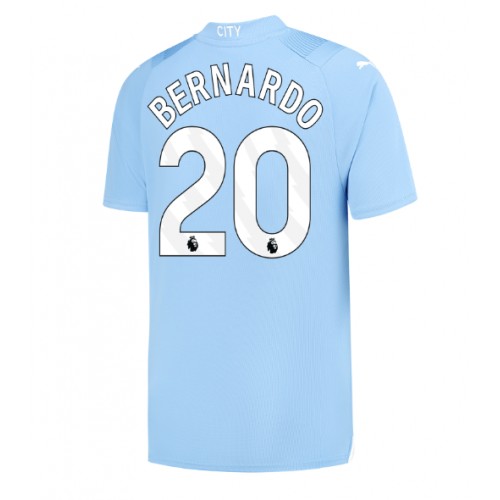 Pánský Fotbalový dres Manchester City Bernardo Silva #20 2023-24 Domácí Krátký Rukáv